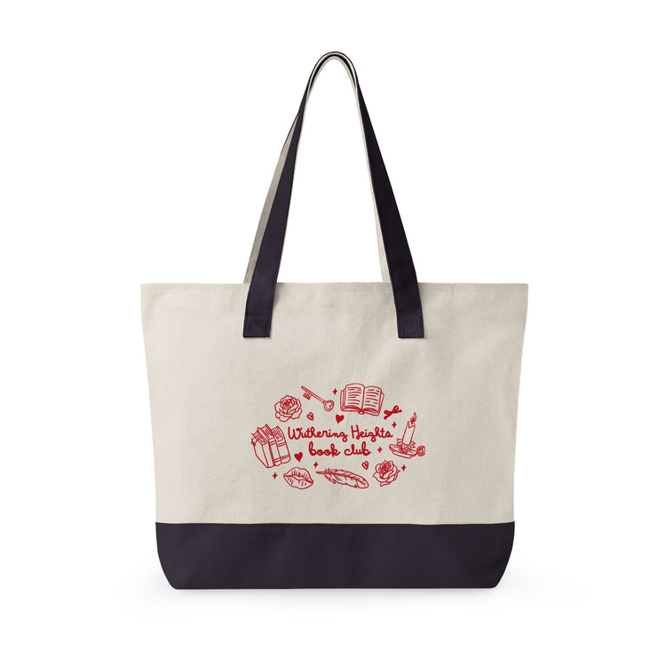 Wuthering Heights Book Club Zippered Canvas Tote - Fandom-Made
