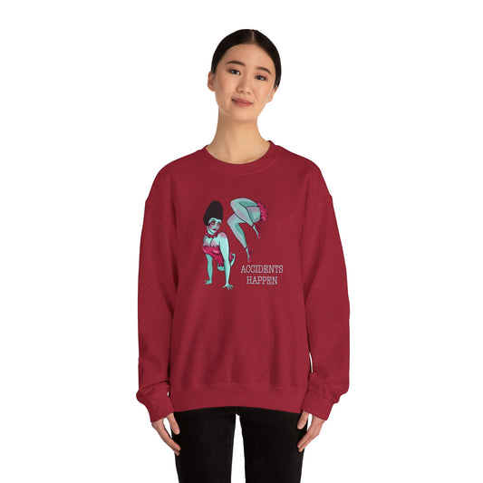 Accidents Happen Sweatshirt - Fandom-Made