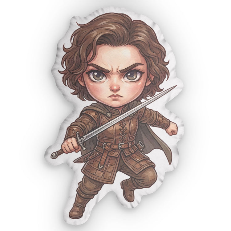 Arya Stark-Shaped Pillow