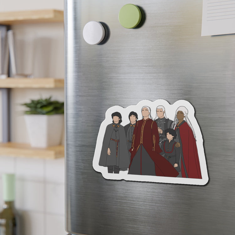 Team Black Group Die-Cut Magnet - Fandom-Made