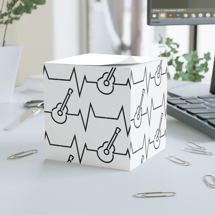 My Heart Beats For Guitarists Note Cube - Fandom-Made