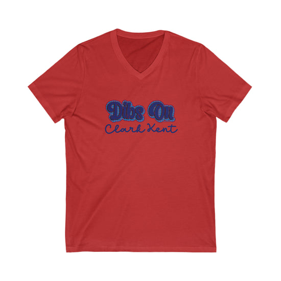 Dibs On Clark Kent V-Neck Tee - Fandom-Made