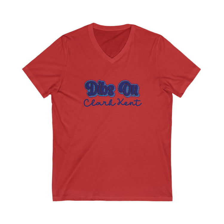 Dibs On Clark Kent V-Neck Tee - Fandom-Made