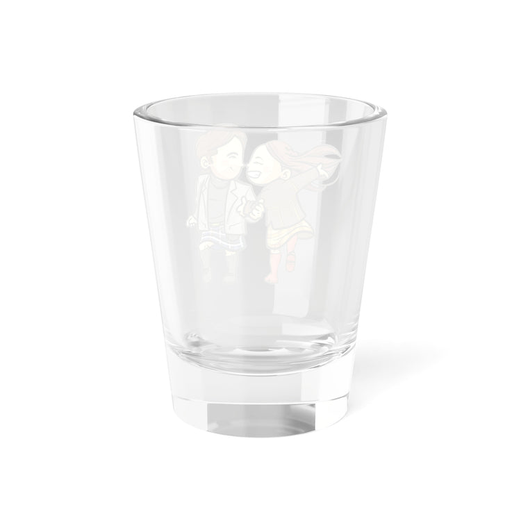 Roger and Bree Shot Glass - Fandom-Made