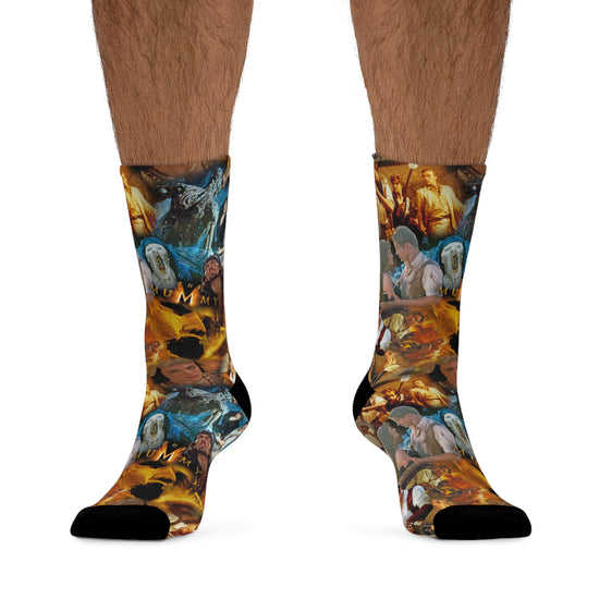 The Mummy All Over Print Recycled Socks - Fandom-Made