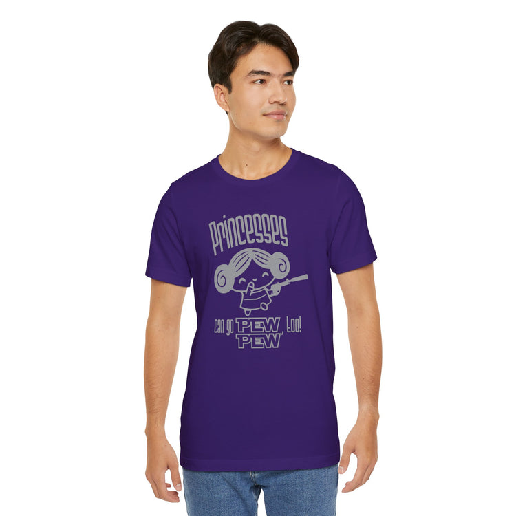 Princesses Go Pew Pew T-Shirt - Fandom-Made