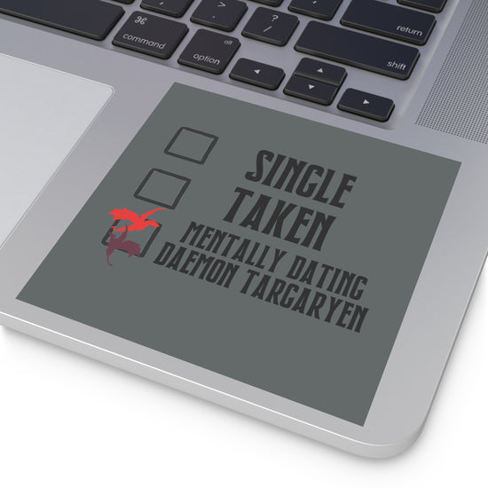 Mentally Dating Daemon Targaryen Square Sticker - Fandom-Made