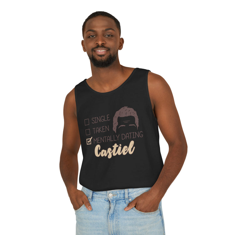 Mentally Dating Castiel Tank Top - Fandom-Made