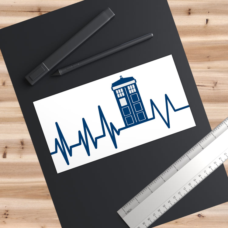 My Heart Beats For The Doctor Bumper Sticker - Fandom-Made