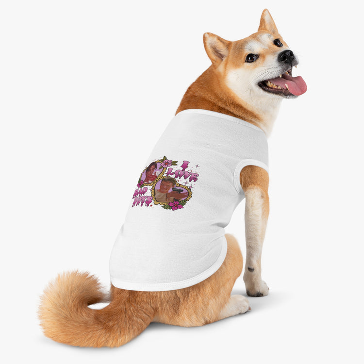I Love Bad Boys Pet Tank Top