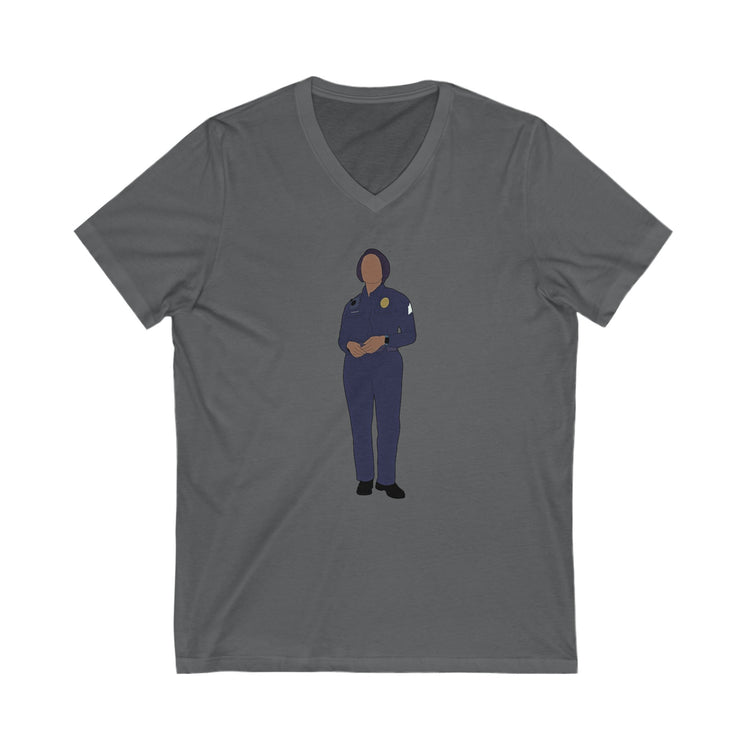 Athena Grant V-Neck Tee - Fandom-Made