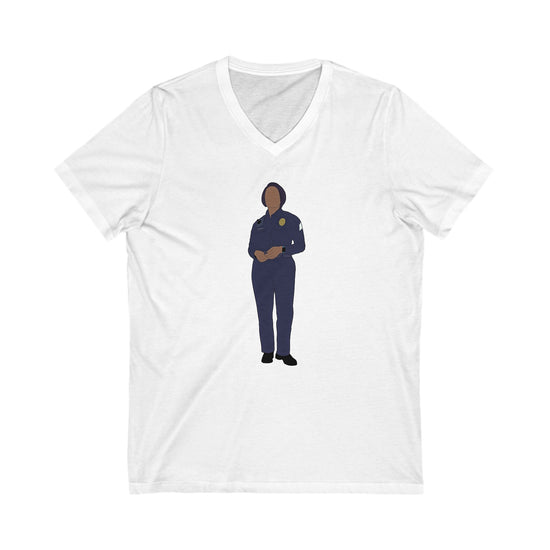 Athena Grant V-Neck Tee - Fandom-Made