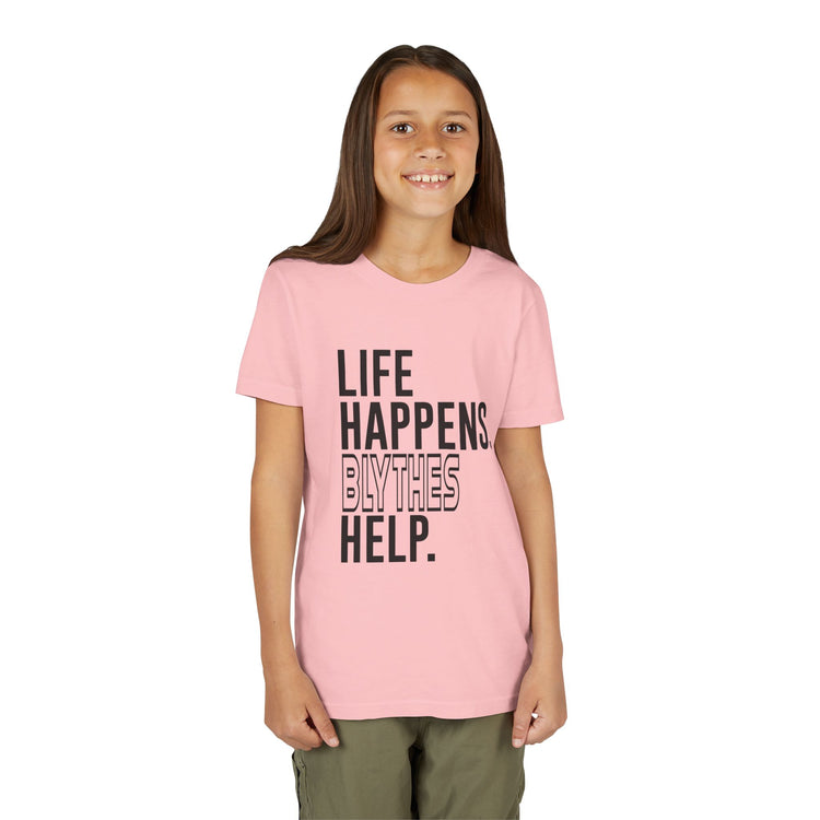 Life Happens Blythes Help Youth Tee