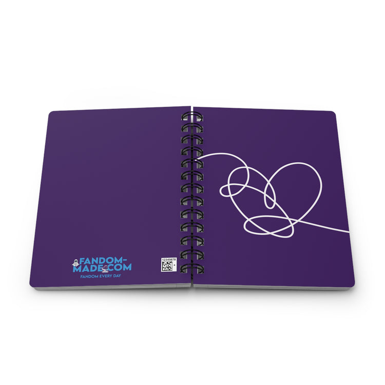 K-pop Heart Spiral Bound Journal