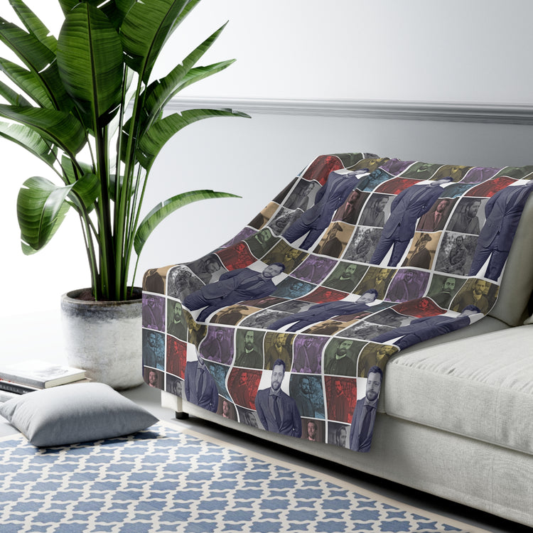 Roger MacKenzie Eras Tour Sherpa Fleece Blanket - Fandom-Made