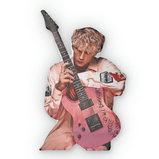 MGK with Guitar Shaped Pillows - Fandom-Made
