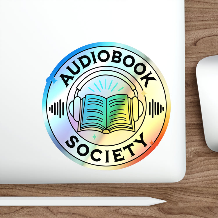 Audiobook Society Holographic Sticker