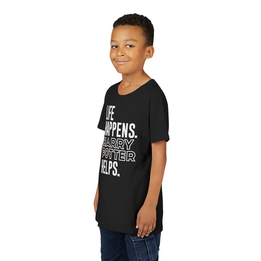Life Happens Harry Potter Helps Youth Tee - Fandom-Made