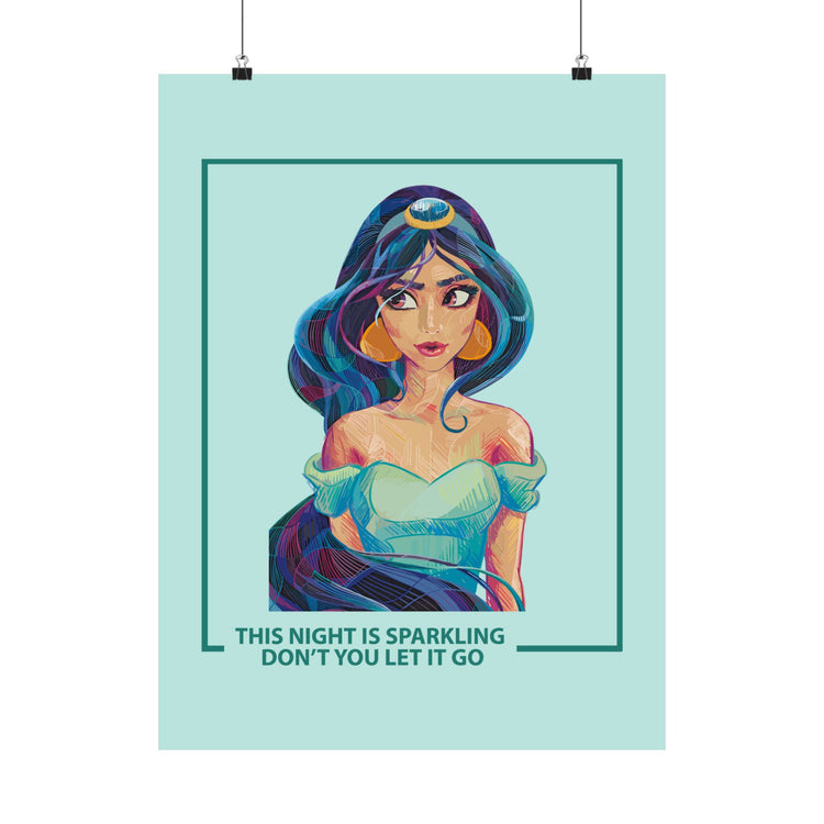 The Night Is Sparkling Poster - Fandom-Made