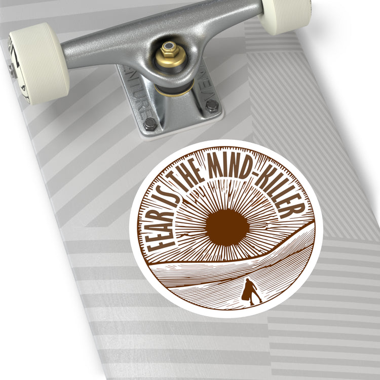 Fear Is The Mind-Killer Round Vinyl Stickers - Fandom-Made