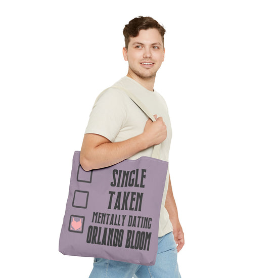 Mentally Dating Orlando Bloom Tote Bag - Fandom-Made