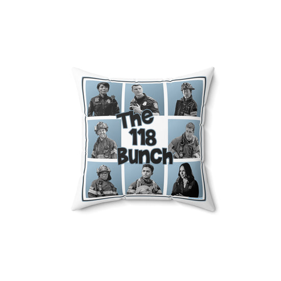The 118 Bunch Square Pillow - Fandom-Made