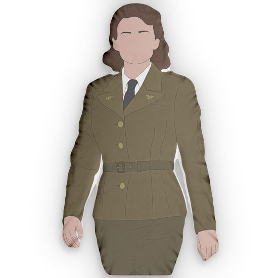 Peggy Carter-Shaped Pillow - Fandom-Made