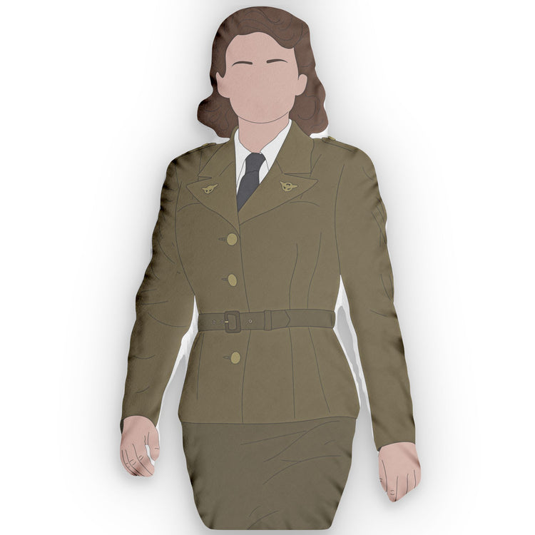 Peggy Carter-Shaped Pillow - Fandom-Made