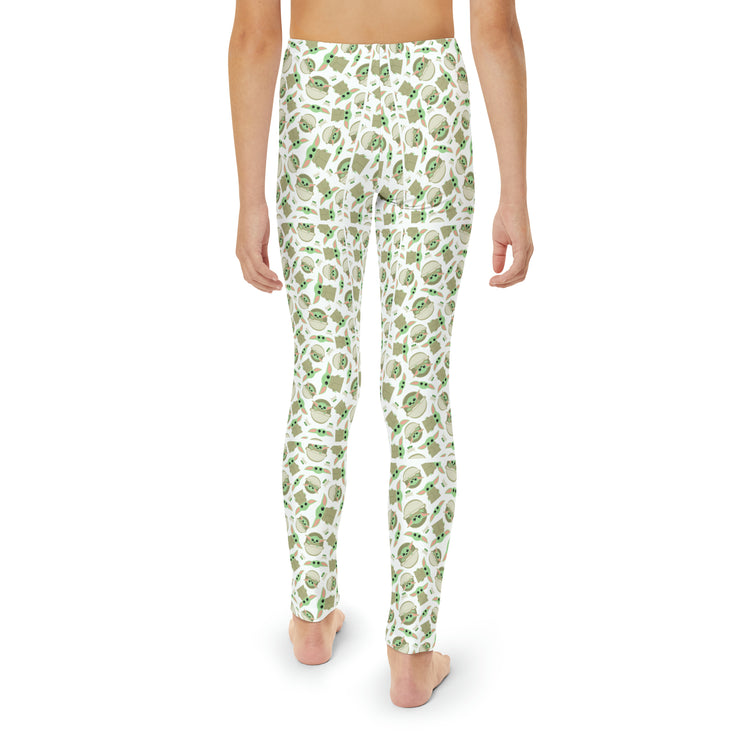 Grogu All-Over Print Youth Leggings - Fandom-Made