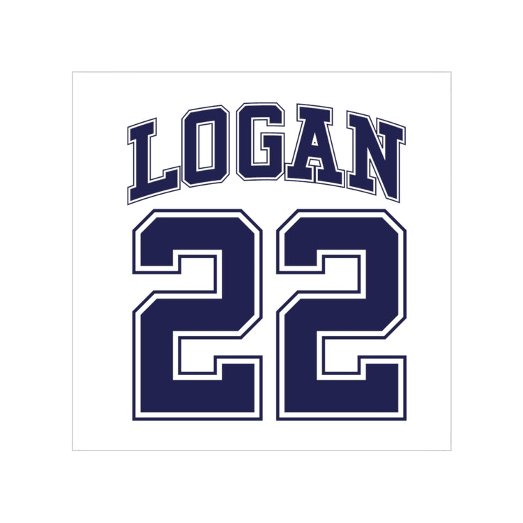 Logan 22 Transparent Sticker