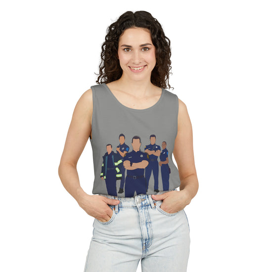 9-1-1 Group Tank Top - Fandom-Made