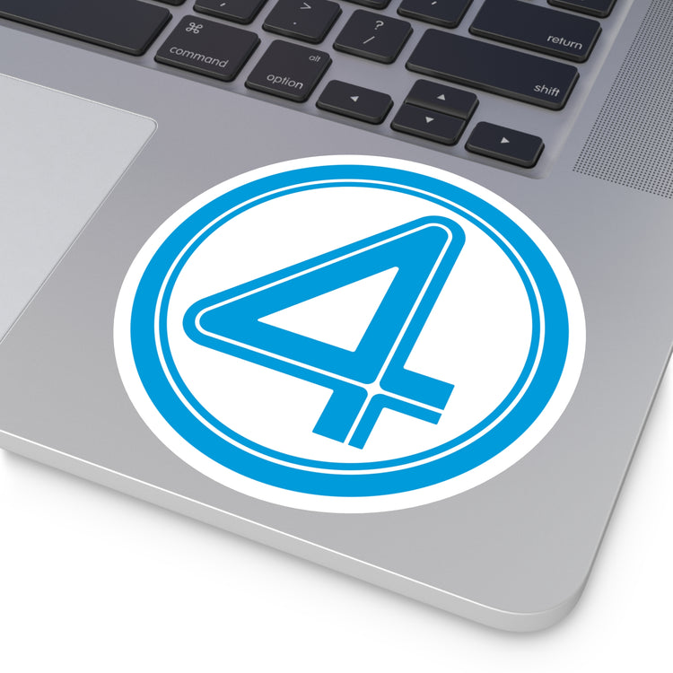 Fantastic Four Round Sticker - Fandom-Made