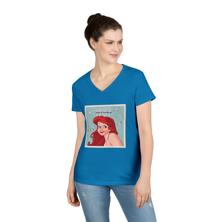 Ariel's Version V-Neck Tee - Fandom-Made