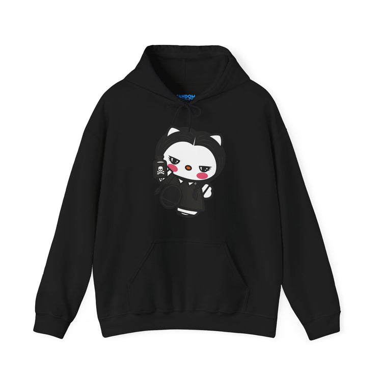 Wednesday Kitty Hoodie - Fandom-Made