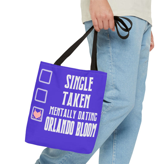 Mentally Dating Orlando Bloom Tote Bag - Fandom-Made