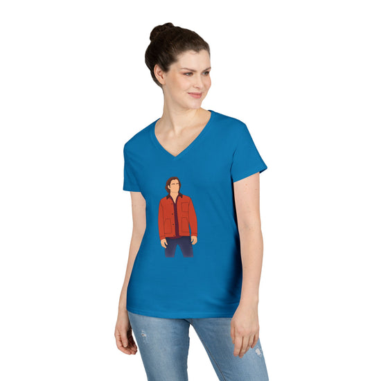 Sammy Winchester V-Neck Tee - Fandom-Made