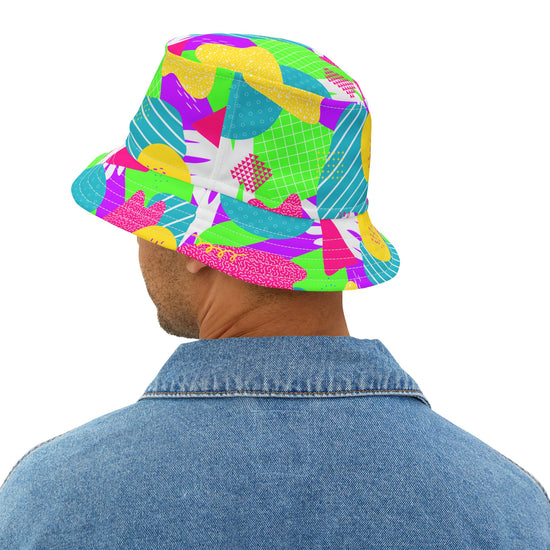 I Love The 80s All-Over Print Bucket Hat - Fandom-Made