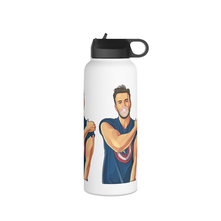 Chris Evans Water Bottle - Fandom-Made