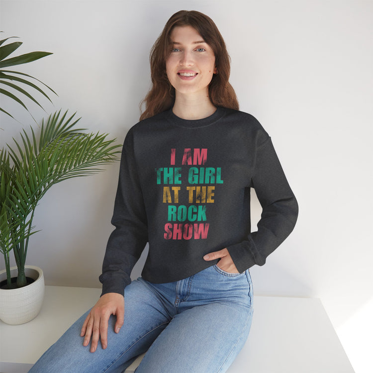 Girl At The Rock Show Sweatshirt - Fandom-Made