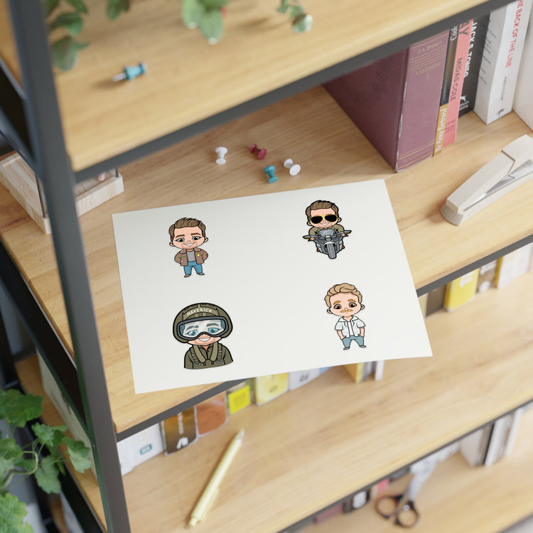 Top Gun Sticker Sheet - Fandom-Made