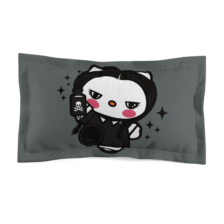 Wednesday Kitty Pillow Sham - Fandom-Made