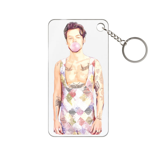 Harry Styles Bubblegum Keychain Charm - Fandom-Made