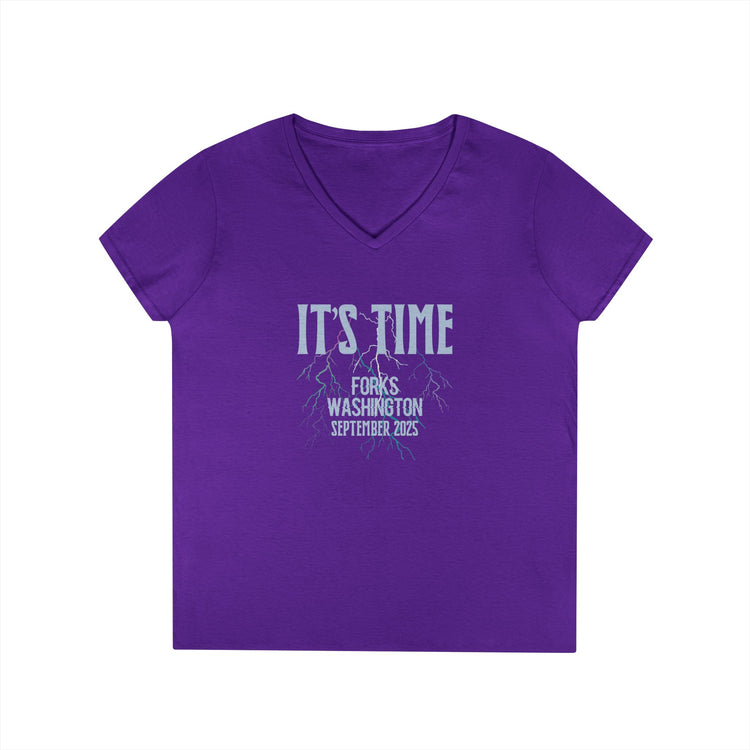 It's Time V-Neck Tee - Fandom-Made