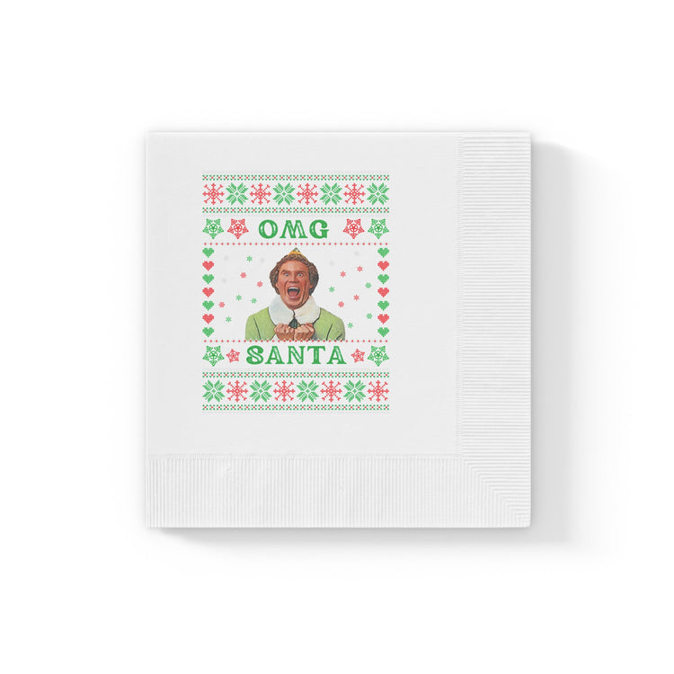 OMG Santa Napkins - Fandom-Made