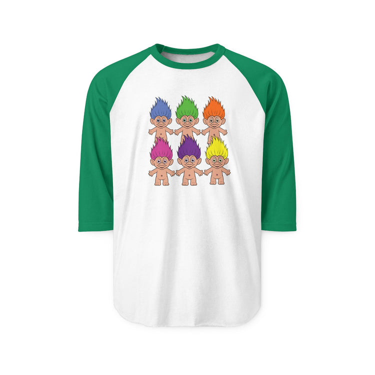 Trolling 3/4 Raglan Shirt - Fandom-Made