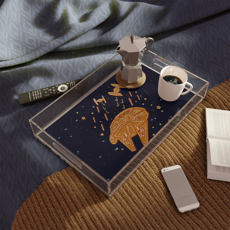 Gingerbread Galaxy Serving Tray