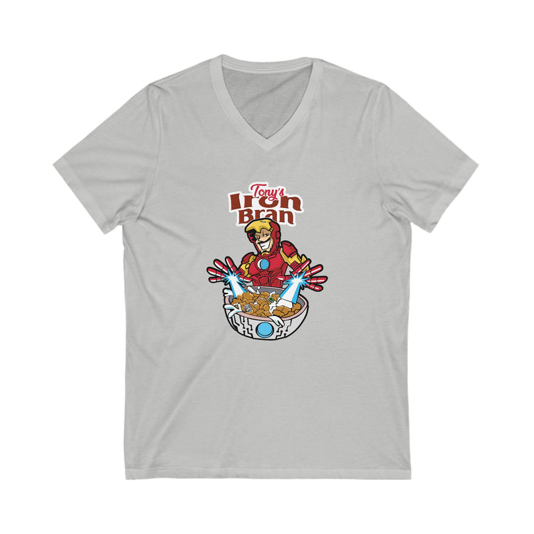 Tony's Iron Bran V-Neck Tee - Fandom-Made