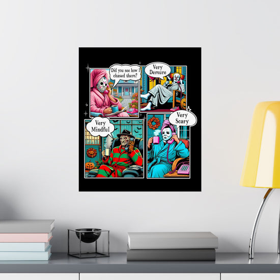 Very Demure Very Mindful Very Scary Poster - Fandom-Made