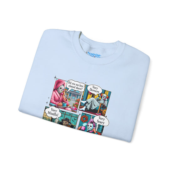 Very Demure Very Mindful Very Scary Sweatshirt - Fandom-Made