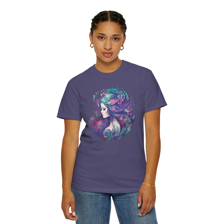Mermaid Watercolor Unisex Garment-Dyed T-shirt - Fandom-Made
